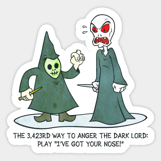 Anger the Dark Lord Sticker by blairjcampbell